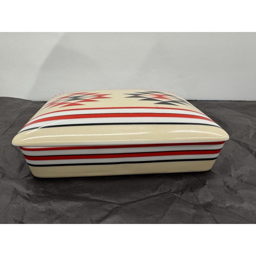 Trifles Japan Porcelain Card Set 52 • Vintage 1980s Geometric Southwestern Decor - Picture 12 of 13